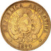 Coin, Argentina, 2 Centavos, 1890, EF(40-45), Bronze, KM:33