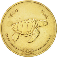 Moneta, Isole maldive, 50 Laari, 1984, BB+, Nichel-ottone, KM:72
