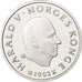Norway, Harald V, 50 Kroner, 1992, MS(65-70), Silver, KM:438