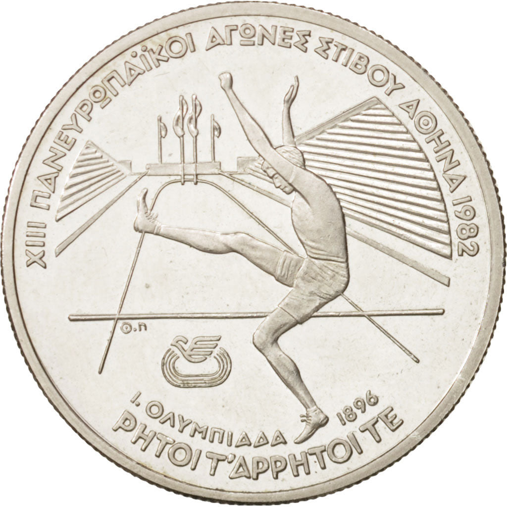 Moneda, Grecia, 100 Drachmai, 1982, EBC, Plata, KM:135