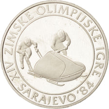 Munten, Joegoslaviëe, 100 Dinara, 1983, PR+, Zilver, KM:99