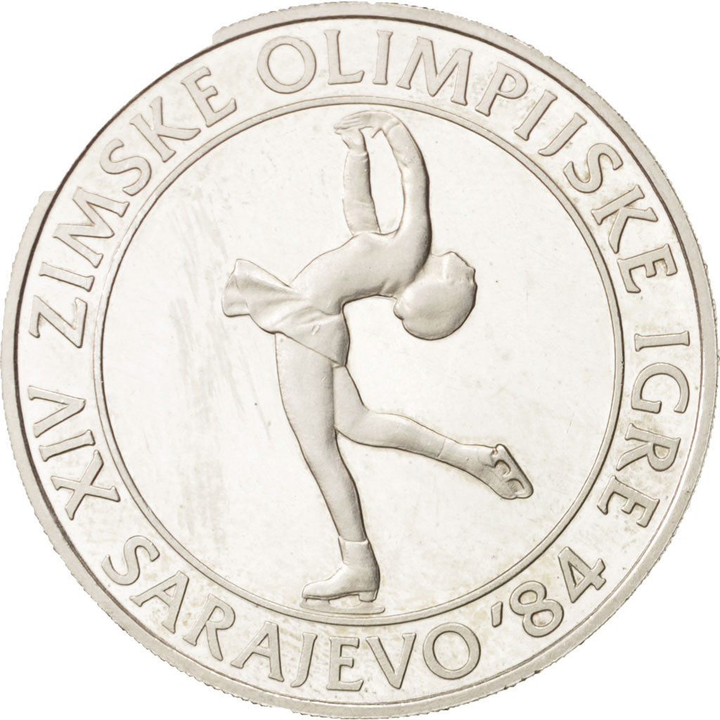 Yugoslavia, 100 Dinara, 1983, MS(60-62), Silver, KM:98