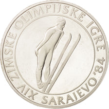 Moneda, Yugoslavia, 500 Dinara, 1983, EBC+, Plata, KM:102
