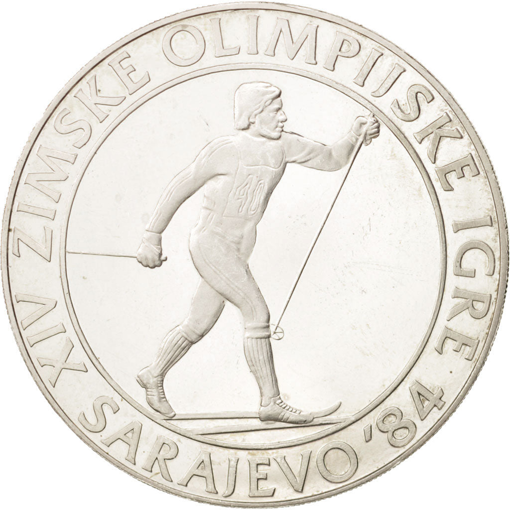 Yugoslavia, 500 Dinara, 1984, MS(60-62), Silver, KM:109