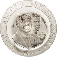 Moneta, Spagna, Juan Carlos I, 2000 Pesetas, 1990, SPL-, Argento, KM:862