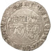 Monnaie, France, Henri VI de Lancastre, Blanc aux Écus, Rouen, TTB, Billon