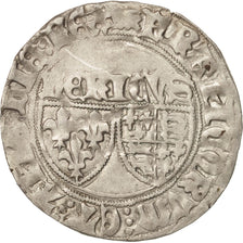 Coin, France, Henri VI de Lancastre, Blanc aux Écus, Rouen, EF(40-45), Billon