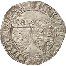 France, Henri VI de Lancastre, Blanc aux Écus, Troyes, EF(40-45), Billon
