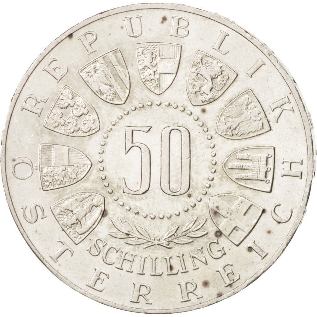 Austria, 50 Schilling, 1964, AU(50-53), Silver, KM:2896