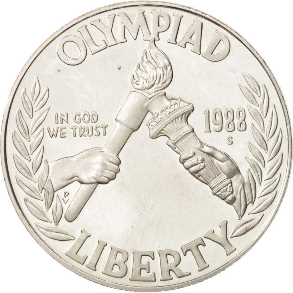 Coin, United States, Dollar, 1988, U.S. Mint, San Francisco, MS(63), Silver