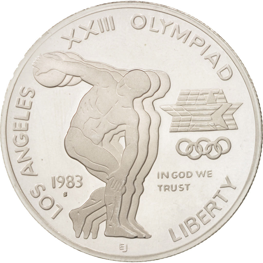 Coin, United States, Dollar, 1983, U.S. Mint, San Francisco, MS(63), Silver