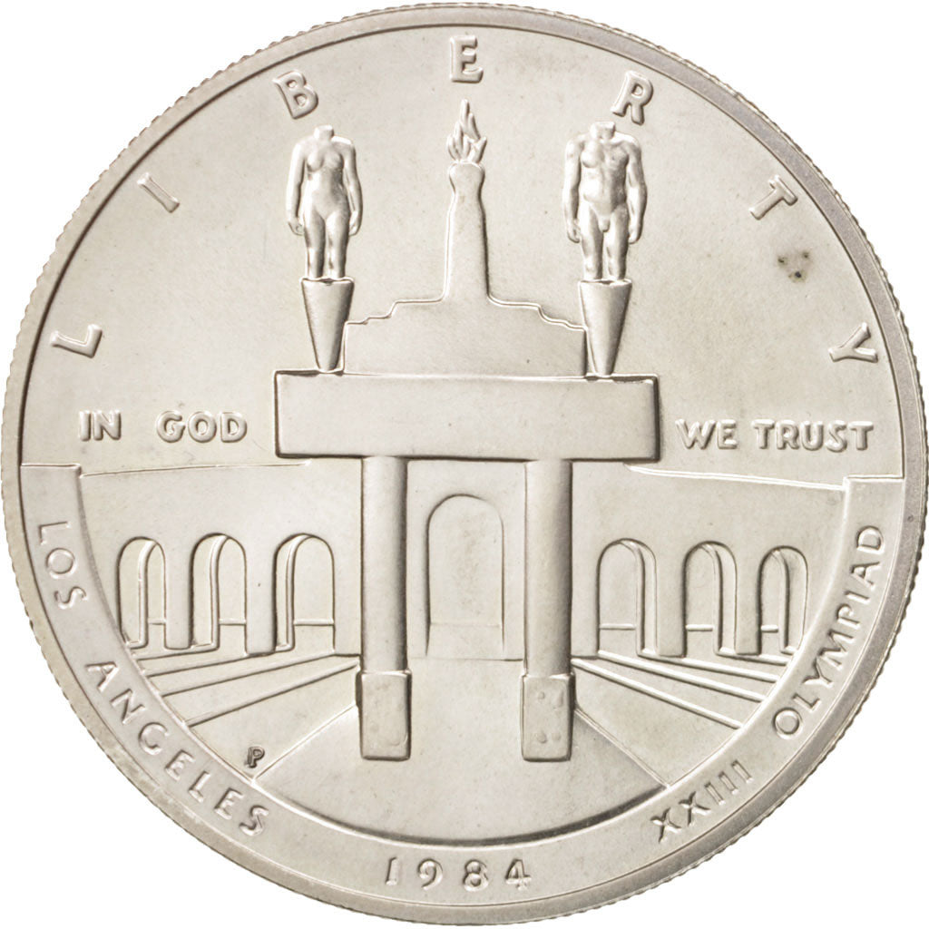 Coin, United States, Dollar, 1984, U.S. Mint, Philadelphia, MS(63), Silver