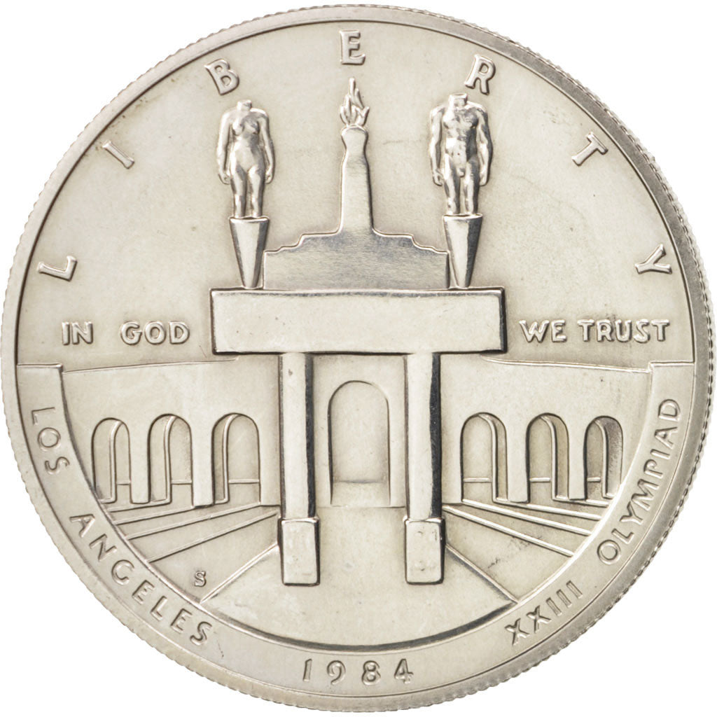 Coin, United States, Dollar, 1984, U.S. Mint, San Francisco, MS(63), Silver