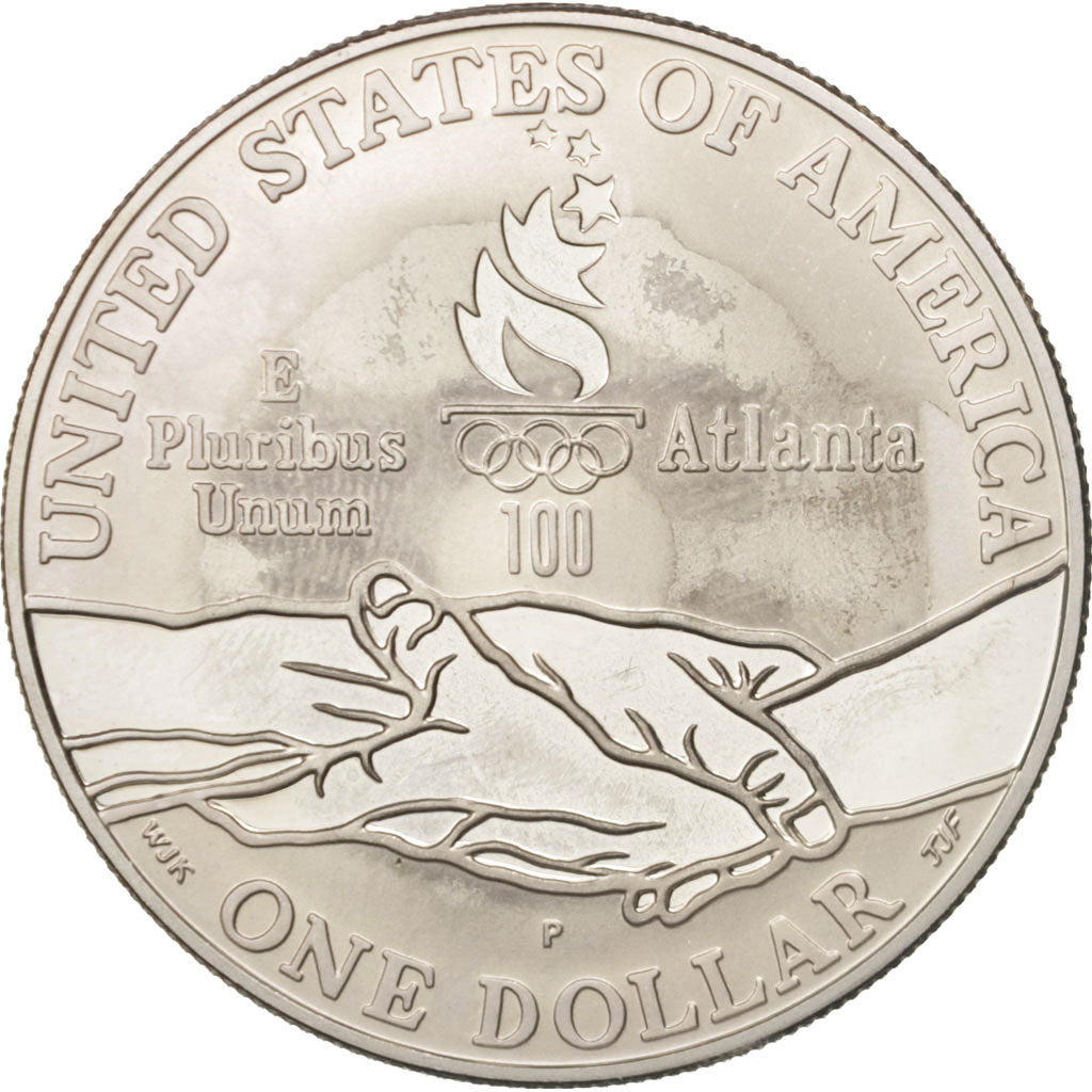 United States, Dollar, 1995, U.S. Mint, Philadelphia, MS(63), Silver, KM:260
