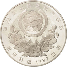 KOREA-SOUTH, 10000 Won, 1987, SUP+, Argent, KM:63