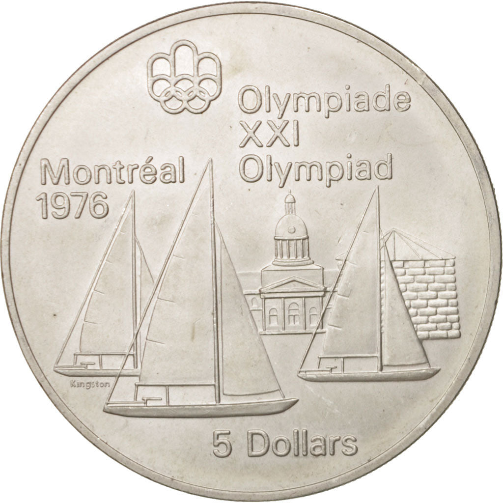 Coin, Canada, Elizabeth II, 5 Dollars, 1973, Royal Canadian Mint, Ottawa