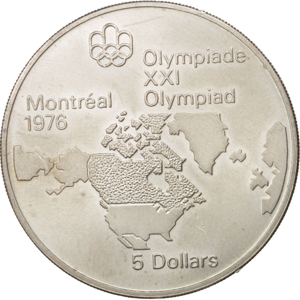 Coin, Canada, Elizabeth II, 5 Dollars, 1973, Royal Canadian Mint, Ottawa