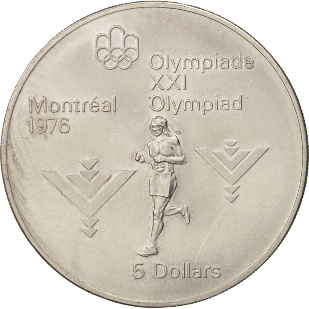 Coin, Canada, Elizabeth II, 5 Dollars, 1975, Royal Canadian Mint, Ottawa