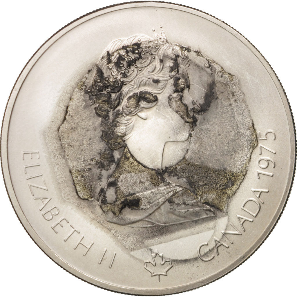 Coin, Canada, Elizabeth II, 5 Dollars, 1975, Royal Canadian Mint, Ottawa