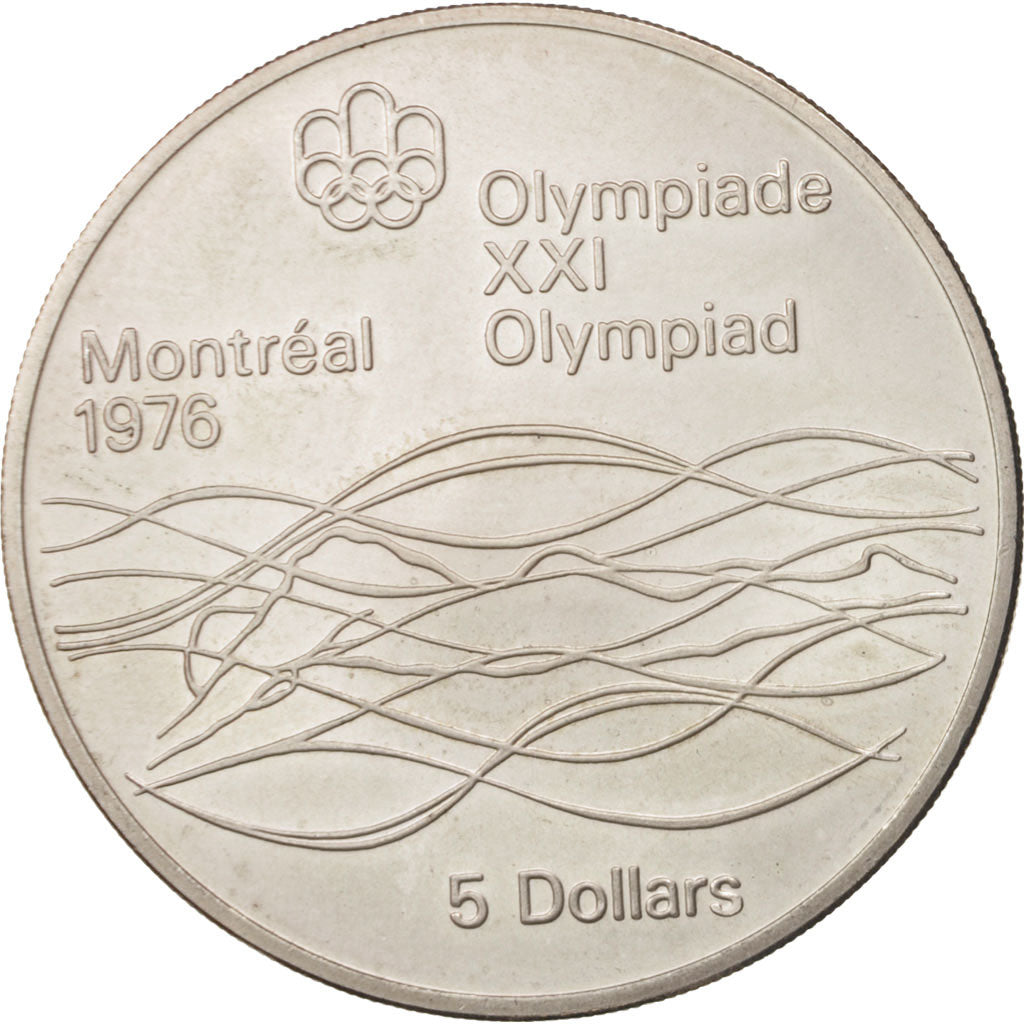 Coin, Canada, Elizabeth II, 5 Dollars, 1975, Royal Canadian Mint, Ottawa