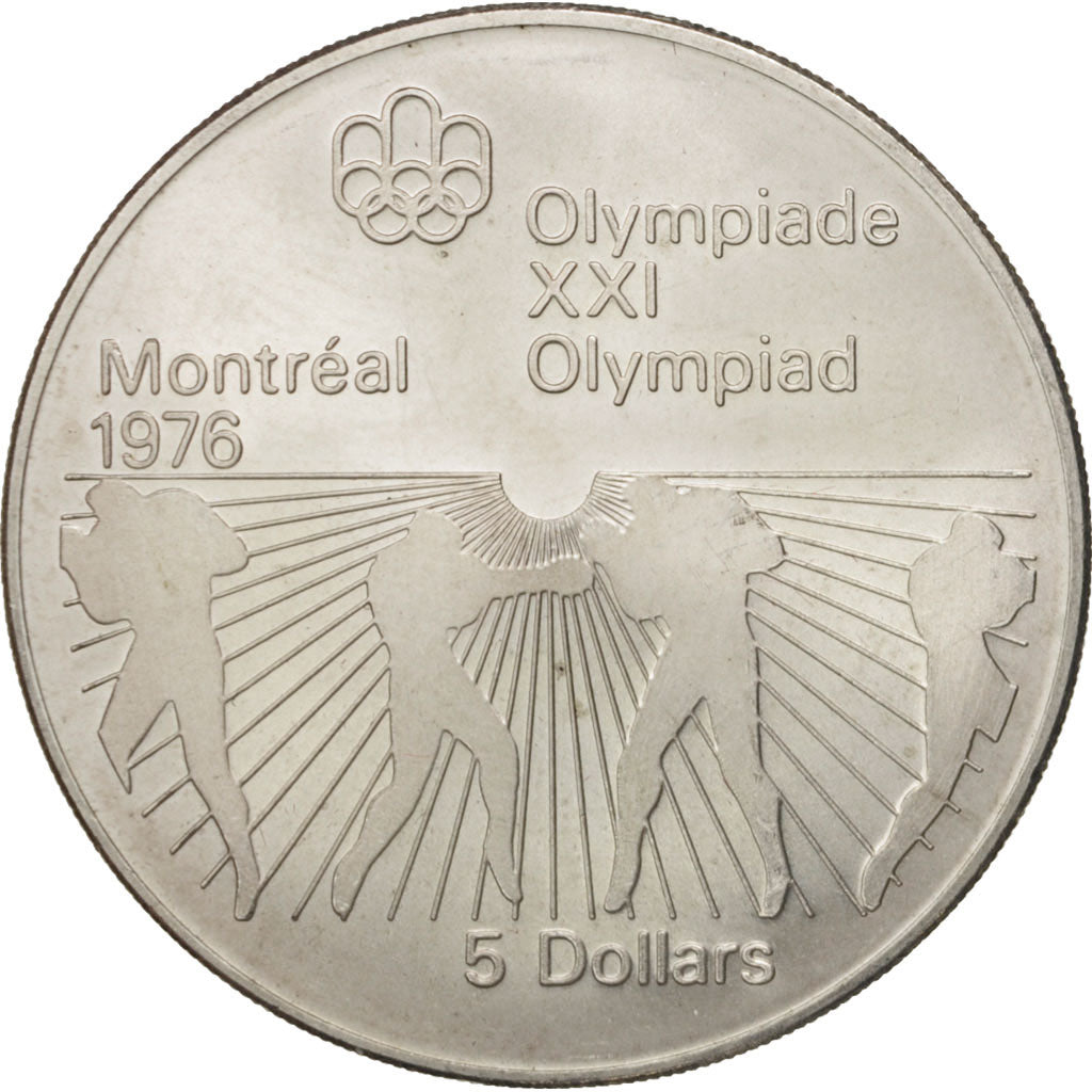 Coin, Canada, Elizabeth II, 5 Dollars, 1976, Royal Canadian Mint, Ottawa