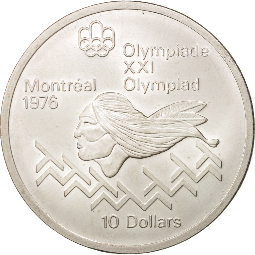 Coin, Canada, Elizabeth II, 10 Dollars, 1975, Royal Canadian Mint, Ottawa