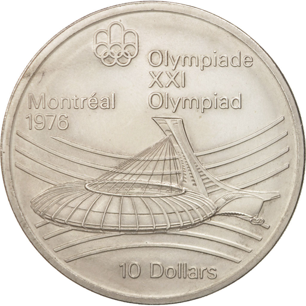 Coin, Canada, Elizabeth II, 10 Dollars, 1976, Royal Canadian Mint, Ottawa