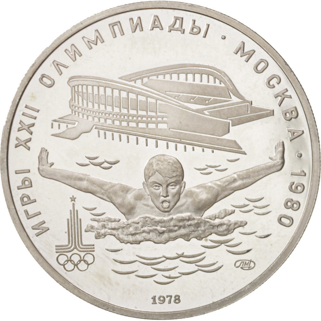 Russia, 5 Roubles, 1978, Leningrad, MS(60-62), Silver, KM:155