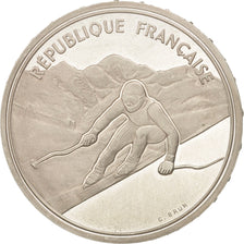 France, 100 Francs, 1989, MS(60-62), Silver, KM:971, Gadoury:C1
