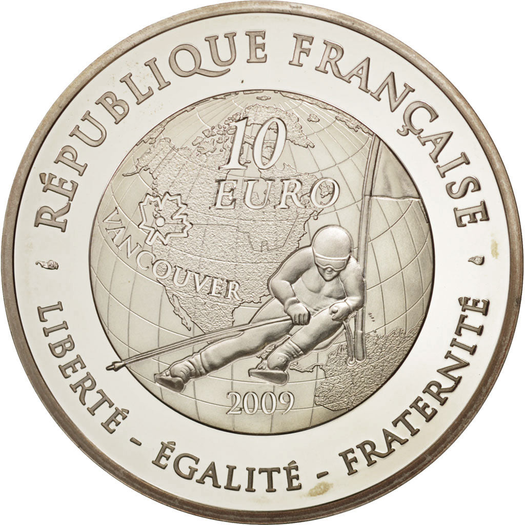 France, 10 Euro, 2009, MS(63), Silver, Gadoury:EU384, KM:1634