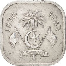 MALDIVE ISLANDS, 2 Laari, 1970, KM:50