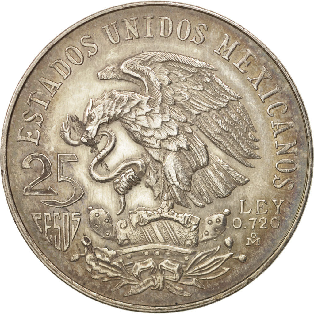 Monnaie, Mexique, 25 Pesos, 1968, Mexico, TTB+, Argent, KM:479.1