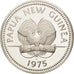 Coin, Papua New Guinea, 10 Kina, 1975, Franklin Mint, MS(65-70), Silver, KM:8a