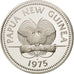 Papua Nuova Guinea, 5 Kina, 1975, FDC, Argento, KM:7a