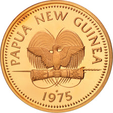 Papua New Guinea, 2 Toea, 1975, FDC, Bronze, KM:2