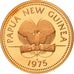 Papua New Guinea, 2 Toea, 1975, STGL, Bronze, KM:2