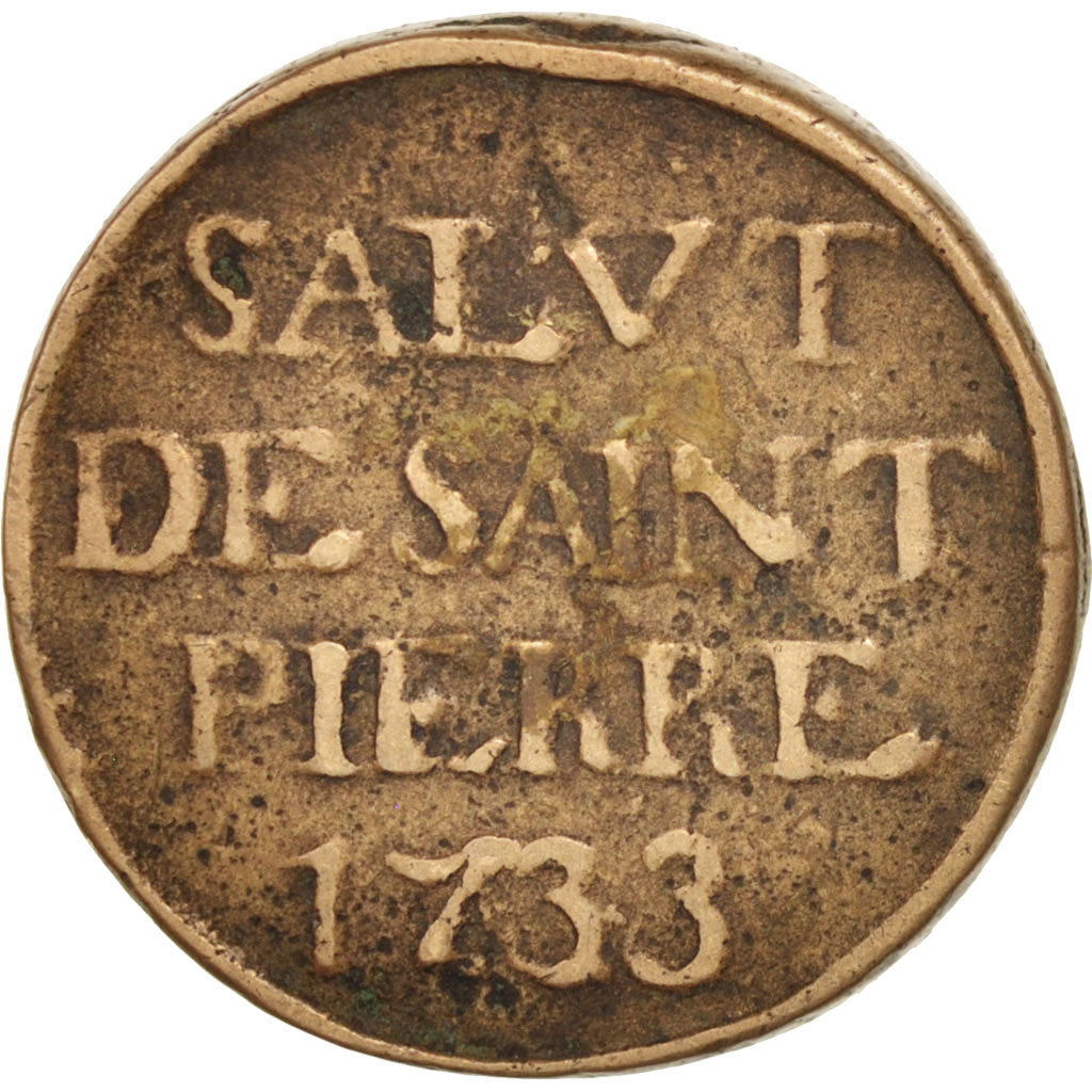 Francia, Méreau, Religion, Religions & beliefs, 1733, MBC, Bronce