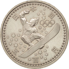 Japon, Akihito, 500 Yen, 1997, SPL, Copper-nickel, KM:114