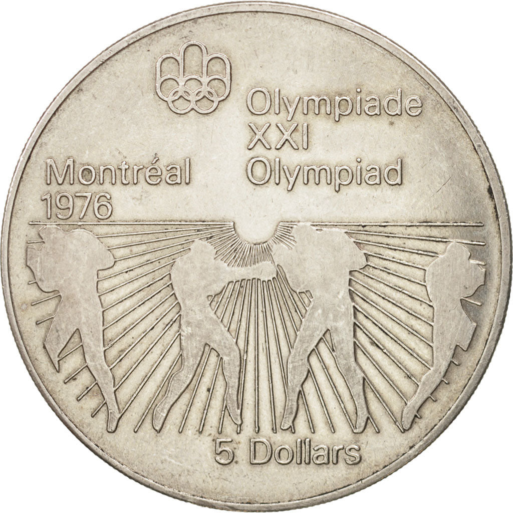 Coin, Canada, Elizabeth II, 5 Dollars, 1976, Royal Canadian Mint, Ottawa