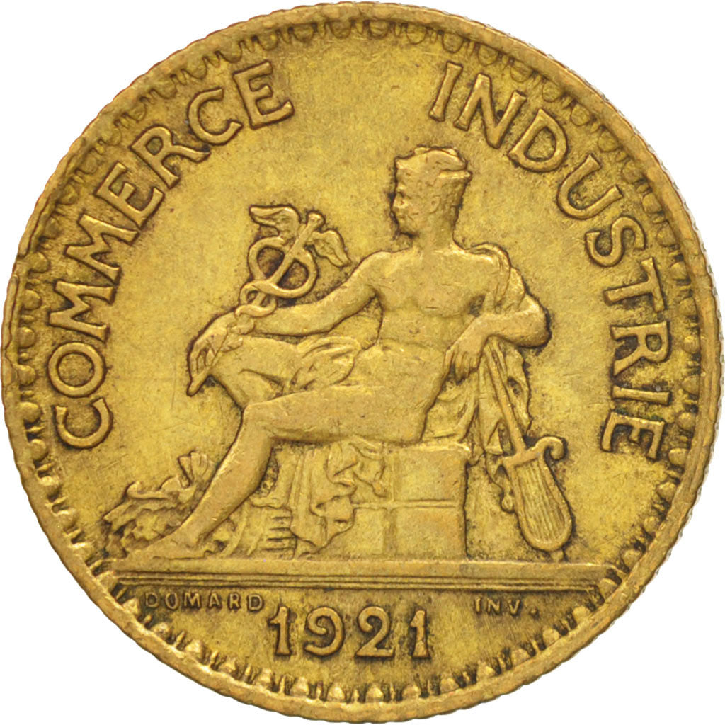 Munten, Frankrijk, Chambre de commerce, Franc, 1921, Paris, ZF+
