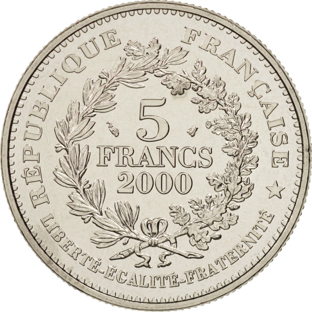 France, Marianne de la III République, 5 Francs, 2000, Paris, KM 1966