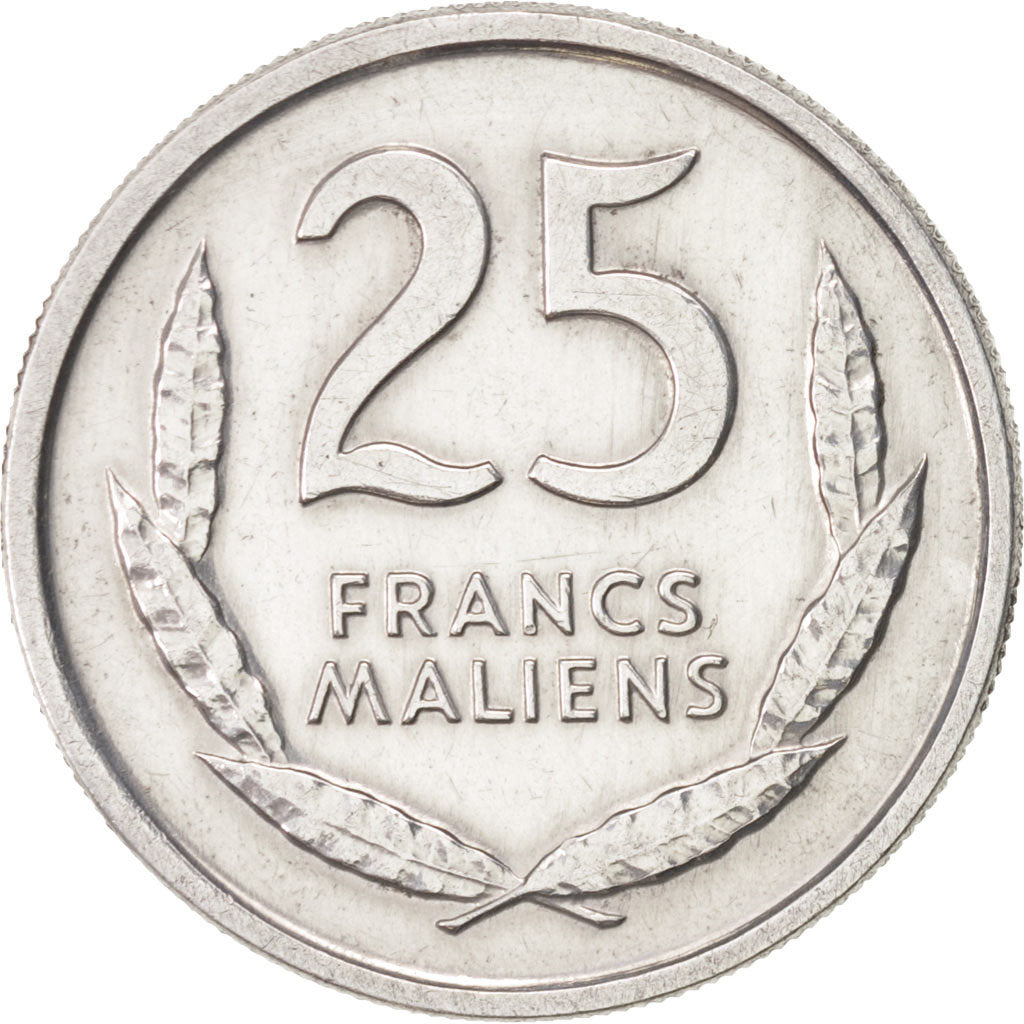 Mali, 25 Francs, 1961, KM:4