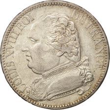 Coin, France, Louis XVIII, Louis XVIII, 5 Francs, 1815/1814, Perpignan