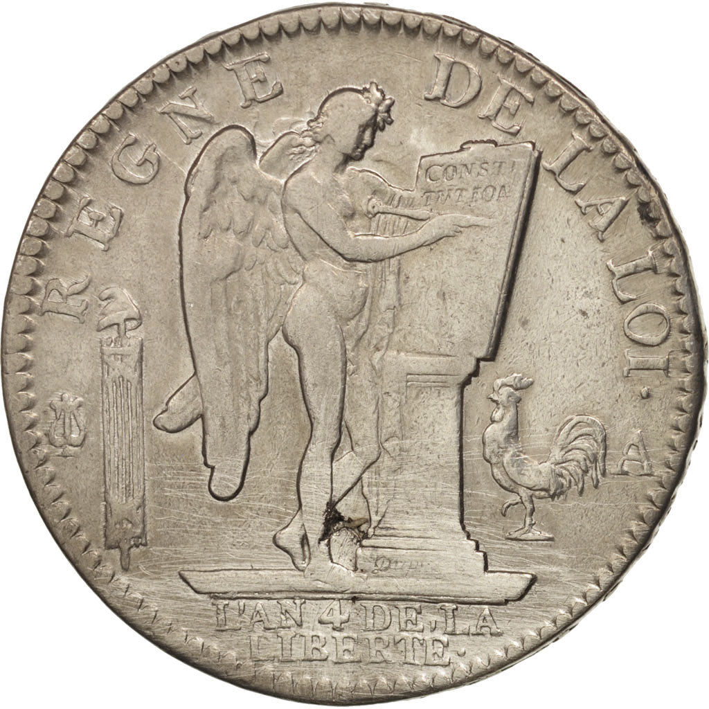 Monnaie, France, Écu de 6 livres françois, ECU, 6 Livres, 1792, Paris, TTB