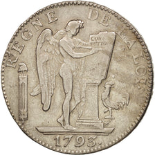 Moneda, Francia, Écu de 6 livres françoise, 6 Livres, 1793, Paris, MBC, Plata
