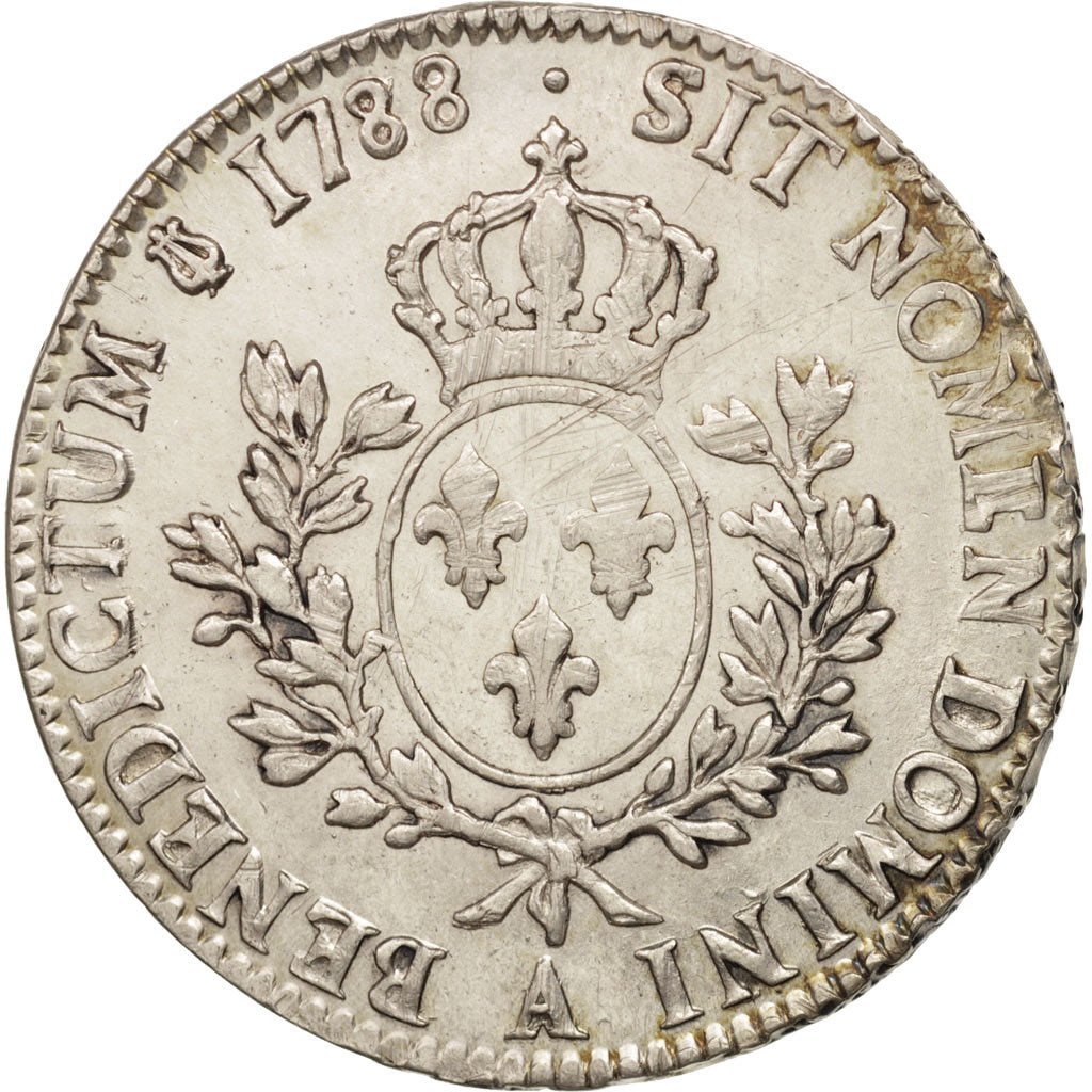 Moneda, Francia, Louis XVI, Écu aux branches d'olivier, Ecu, 1788, Paris, MBC