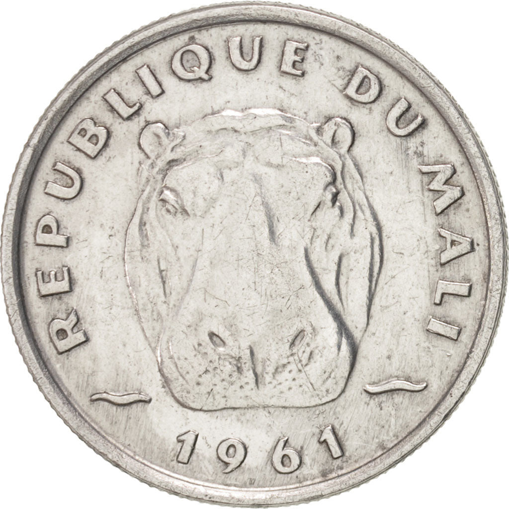 Mali, 5 Francs, 1961, KM:2