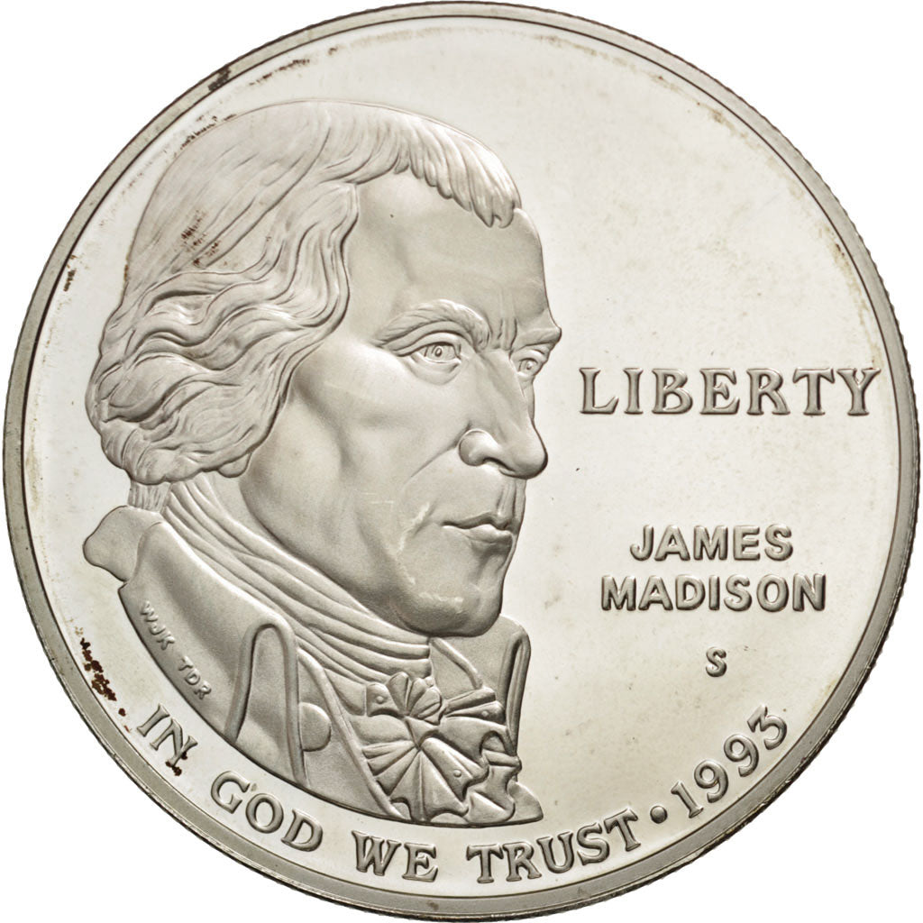 United States, Dollar, 1993, U.S. Mint, San Francisco, MS(63), Silver, KM:241