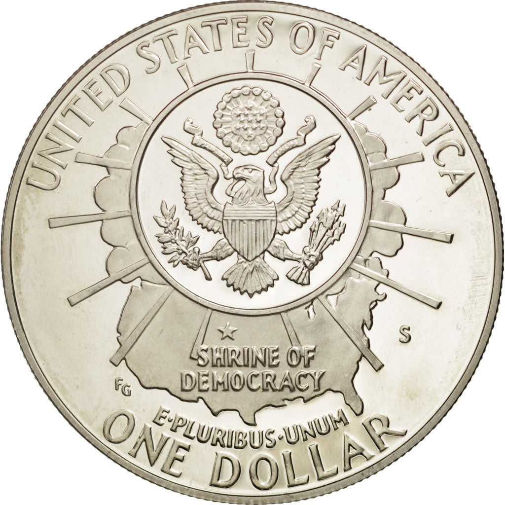 United States, Dollar, 1991, U.S. Mint, San Francisco, MS(63), Silver, KM:229