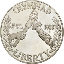 Coin, United States, Dollar, 1988, U.S. Mint, San Francisco, MS(63), Silver
